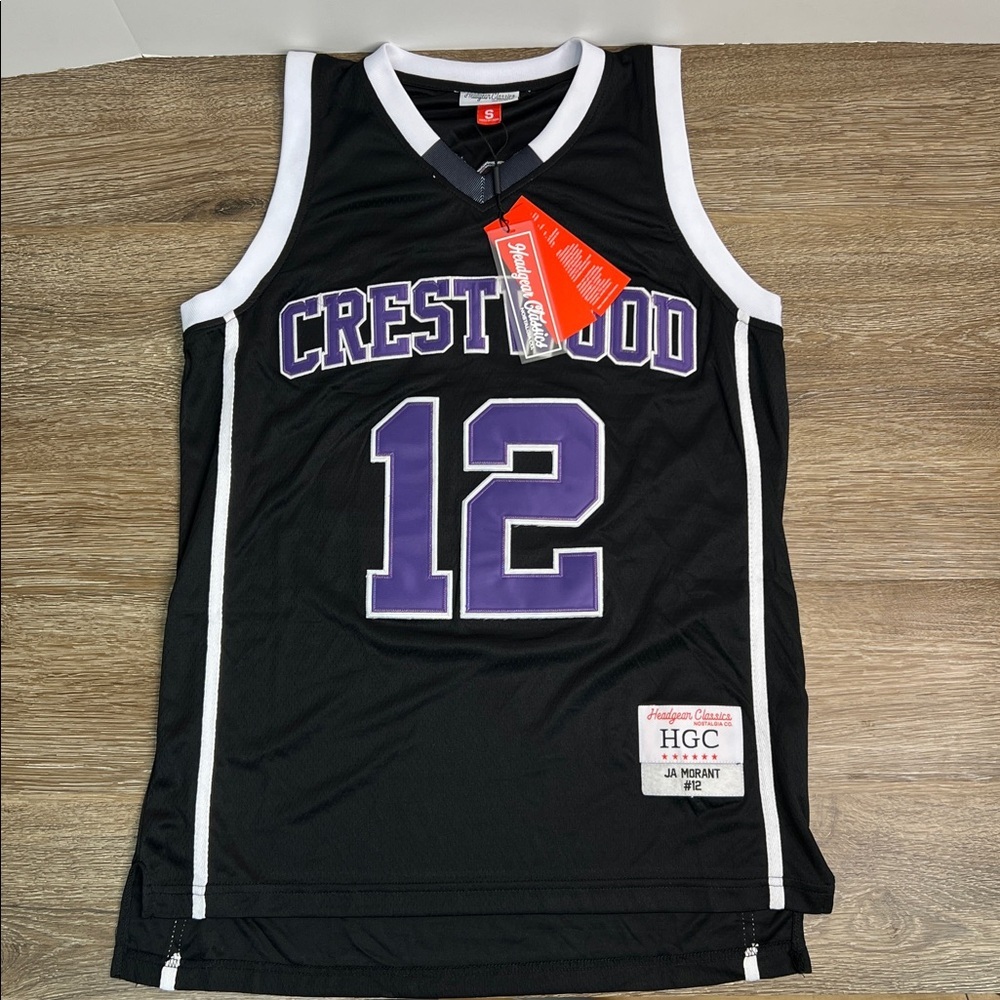 Headgear Classics Ja Morant #12 Crestwood Basketball Jersey | Size Small | NWT